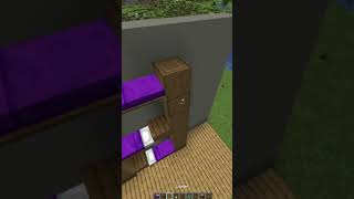 Triple Bunk Bed in Minecraft [upl. by Atsirhc]