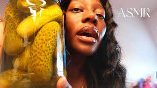 ASMR  EATING PICKLES FOR THE FIRST TIME 🥒 Crunchy Sounds [upl. by Eulaliah183]