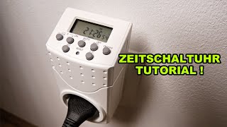 DIGITALE ZEITSCHALTUHR EINSTELLEN  ANLEITUNG  TUTORIAL  PROGRAMMIEREN  FACTOREM [upl. by Hasen893]