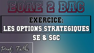 EXERCICE EOAE 2BAC │ LES OPTIONS STRATEGIQUES [upl. by Hemetaf530]