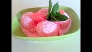 Receta Como Hacer Helado Casero De Sandia  Silvana Cocina Y Manualidades [upl. by Gilbye674]