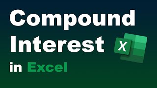 Finding the interest rate of compound interest in EXCEL [upl. by Doner]