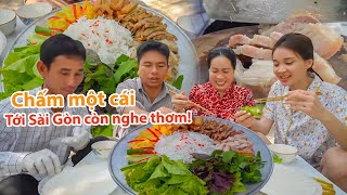 1406 BÚN ĐẬU MẮM TÔM DÃ CHIẾN CHẤM MỘT MIÊNG THƠM TỚI NƯỚC HÀN [upl. by Nossyla]