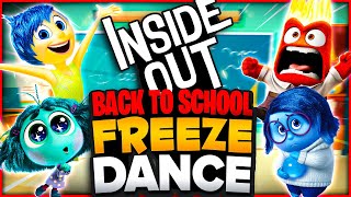 Inside Out 2  Back to School  Freeze Dance  Brain Break  Just Dance  Danny Go Noodle [upl. by Ahsienaj]