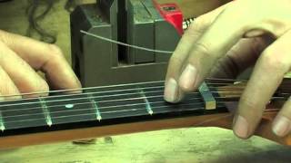 Making a 6 String Electric Guitar Nut from Brass [upl. by Elletsirhc]