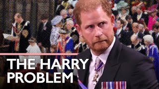 Was Prince Harry complaining at the coronation [upl. by Airdnaed368]