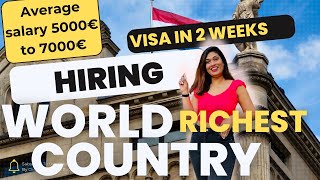 How to Get Jobs in Luxembourg  Luxembourg Work Visa High Salary  English Jobs  Visa in 5 days [upl. by Nelan]