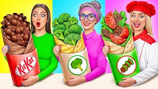 Ich vs Oma KochChallenge  Fantastische FoodHacks von Multi DO Challenge [upl. by Onailime]