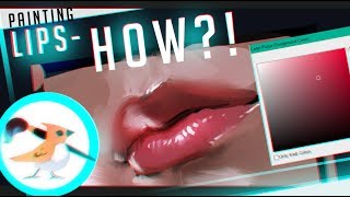 Tutorial  How to paint LIPS [upl. by Sucirdor]