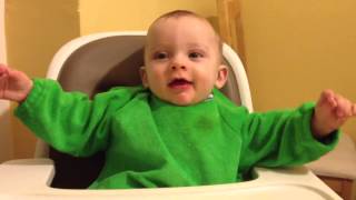 7 month old baby talking  hilarious [upl. by Sherrard]