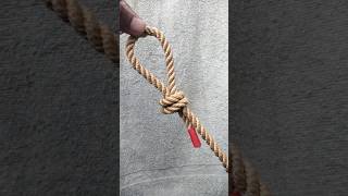 Over hand loop knot loopknot how shorts trending [upl. by Notlek]