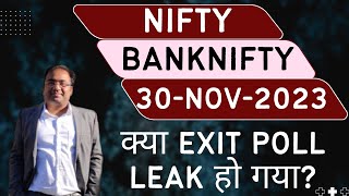 Nifty Prediction and Bank Nifty Analysis for Thursday  30 November 2023  Bank NIFTY Tomorrow [upl. by Codel]