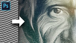 This Magic Texture Creates an Engraved Money Effect in Photoshop [upl. by Olaznog]