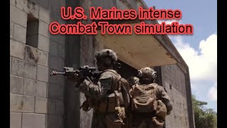 US Marines intense Combat Town simulation [upl. by Mutat677]