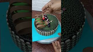 chocolate mirror glaze cake decorating youtubeshorts shorts viral chocolatecake [upl. by Eiggam]