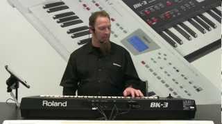 Roland BK3 NAMM 2013 Booth Demo [upl. by Ezitram]