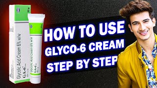 HOW TO USE GLYCO 6 CREAM  Glyco 6 Cream Kaise Use Kare  TEJASVA CHANDEL [upl. by Aon75]