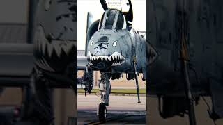 The A10 Thunderbolt II shorts usairforce military veteran veterans fighterjet aviation usaf [upl. by Sirak]