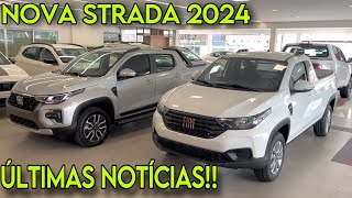 NOVA FIAT STRADA 2024 A PICAPE QUE MAIS VENDE NO BRASIL ðŸ‡§ðŸ‡· ATUALIZAÃ‡Ã•ES MÃŠS AbrilMaio [upl. by Besnard]