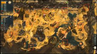 Guild Wars 2 Plains of Ashford Vista Interactive Vista Map  Guide [upl. by Neddra]