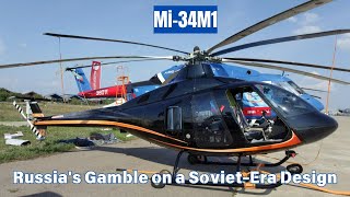 Mi34M1 Light Helicopter  Russia Resurrects Soviet Era Mi34 [upl. by Bivins]