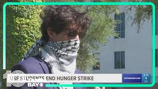 USF students end hunger strike after 3 weeks [upl. by Ziguard]