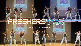 Our Dance Performance  IPCW Delhi University Freshers 2023 [upl. by Yeltsew]