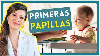 Alimentación Complementaria del Bebé con PAPILLAS o TRITURADOS 🍵 Empezar a comer a los 6 meses [upl. by Oneal]