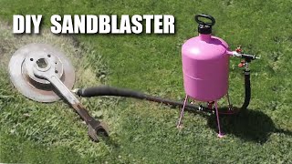 Most effective Compact and Simple homemade Sandblaster [upl. by Shing]