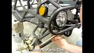 Assembly of the Jeep T125 GoKart  Part 2 From FamilyGoKartscom [upl. by Randy]