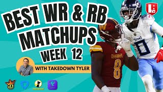 🏈 Top RB and WR Matchups for NFL Week 12  DFS amp Fantasy Football Strategy  Draftkings  Fanduel [upl. by Aara]