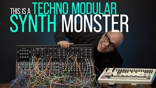 Behringer System 55 Modular TECHNO SYNTH Monster [upl. by Broderic]