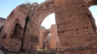 Baths of Caracalla in Rome Italy [upl. by Royo]