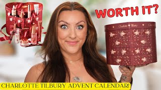 UNBOXING THE CHARLOTTE TILBURY ADVENT CALENDAR 2024  Is it WORTH IT [upl. by Ibmat408]