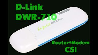 DLink DWR710 3G Modem With WIFI Router [upl. by Cordy]