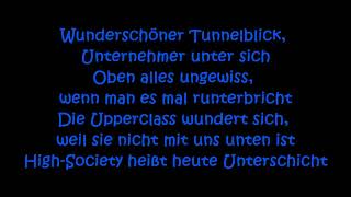 Die Fantastischen Vier  Tunnel Lyrics [upl. by Noled]