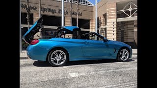 2018 BMW 430i Convertible Review Is The Hard Top Worth The Hassle [upl. by Eceinaj]