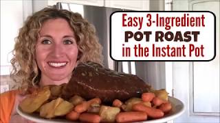 Instant Pot 3Ingredient Rump Roast [upl. by Notsle910]