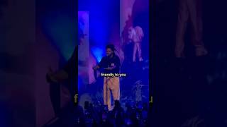 J Cole Performing Pretty Little Fears As Special Guest in 6Lack Concert [upl. by Nesto]