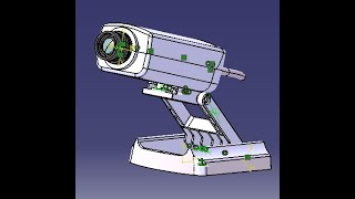 CATIA V5 Atelier ASSEMBLY DESIGN PARTIE 11 TP4 Assemblage dune Webcam Webcam assembly [upl. by Waki336]