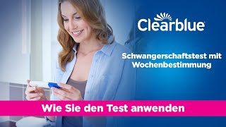 Anwendungsvideo Clearblue® Schwangerschaftstest mit Wochenbestimmung nur in Deutschland [upl. by Roy276]