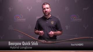 Bearpaw Quick Stick Hybrid Longbow Review at LancasterArcherycom [upl. by Ovatsug140]