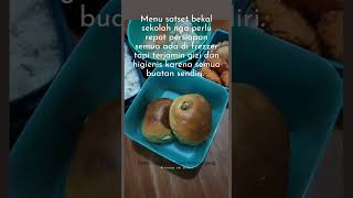 menu bekal anak sekolah buat sendiri lebih murah dan bergizi shorts roti nuggets bakso pangsit [upl. by Rior]