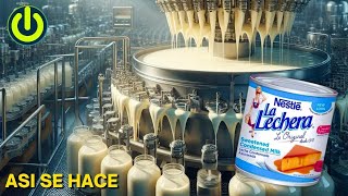 Cómo se Hace la LECHE CONDENSADA El Viaje de la Fabrica a la Mesa 🐮🥛 [upl. by Kellie]