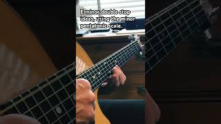 E minor double stops using the minor pentatonic scale guitar doublestops minorpentatonic [upl. by Darell]