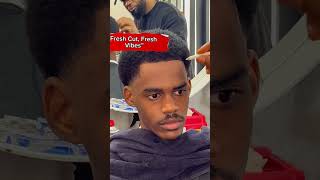 Fresh Cut Fresh Vibes”FreshFade TaperedCut SharpLineup BarberLife CrispCuts [upl. by Arhoz]