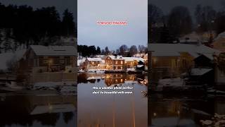 Porvoo in Winter finland travelvlog youtubeshorts ytshorts shorts fyp [upl. by Leibman]