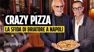 Briatore apre Crazy Pizza quotAbbiamo messo Napoli in pole positionquot [upl. by Nylla]