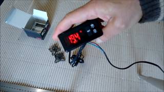 How to access settings on the thermostat AKO D14123 [upl. by Nerro309]