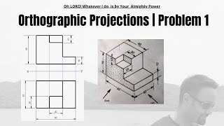 Orthographic Projections  orthographic projection in engineering drawing [upl. by Bethena]